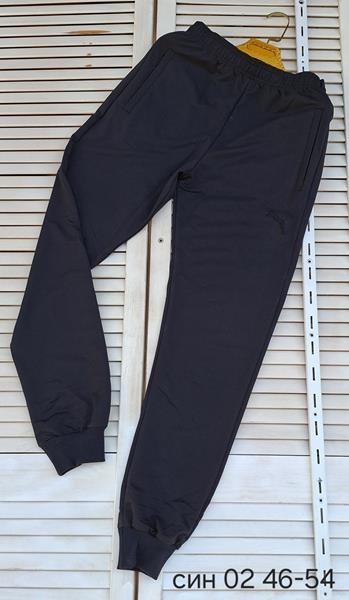 Штаны спорт Sport style (46-54) 02 navy (деми)