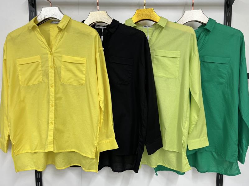Рубашка Yafeier (S-XL) 16352086 yellow (деми)