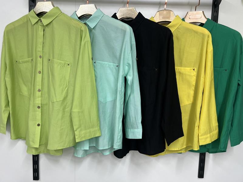 Рубашка Yafeier (S-XL) 1705411 d.green (деми)