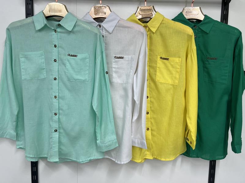 Рубашка Yafeier (S-XL) 18552277 yellow (деми)
