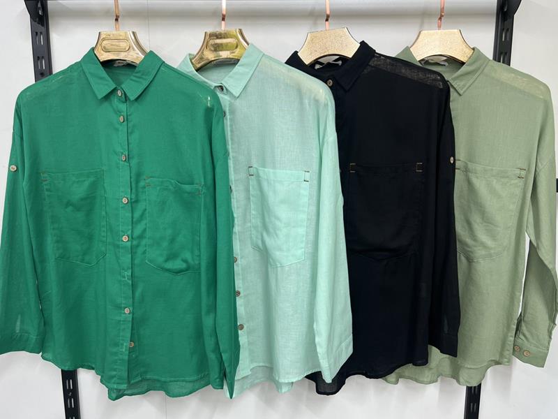 Рубашка Yafeier (S-XL) 18552283 khaki (деми)