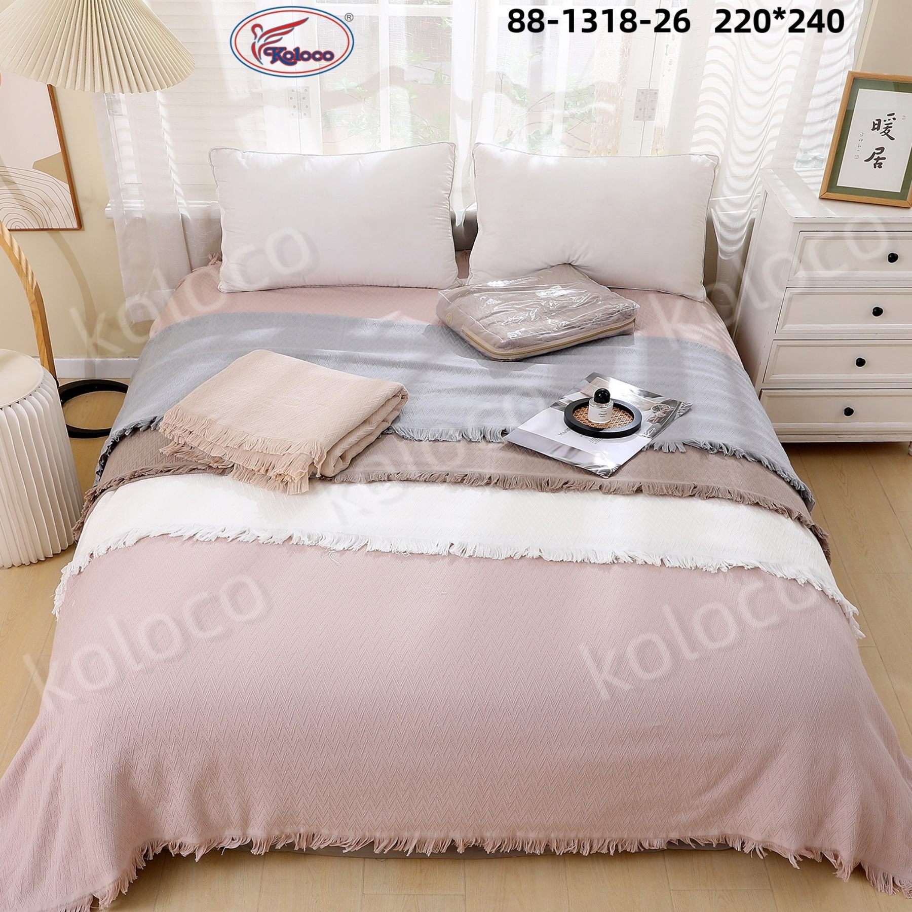 Покрывало Koloco (200*230) 88-1318-26 (деми)