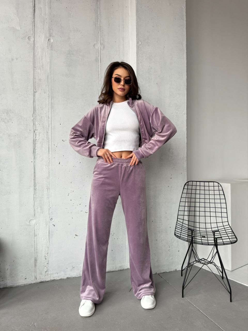 Костюм спорт Alisa Brand (42-48) 131 lilac (деми)