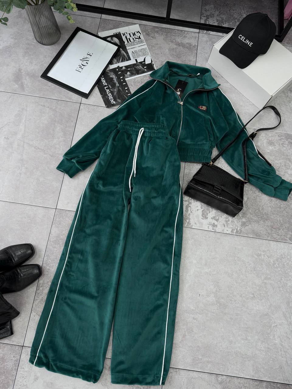 Костюм спорт Alisa Brand (42-52) 251 green (деми)