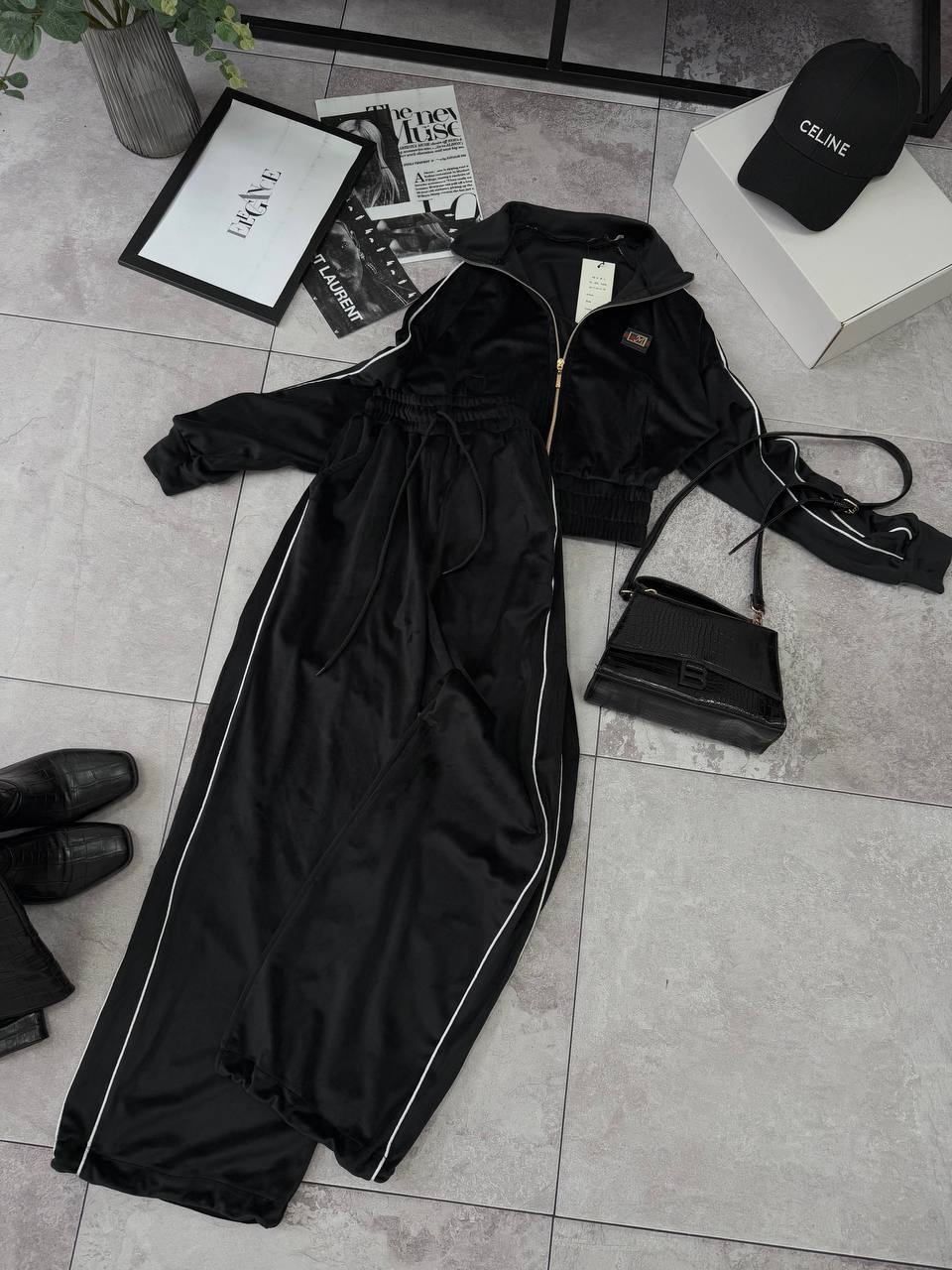 Костюм спорт Alisa Brand (42-52) 251 black (деми)