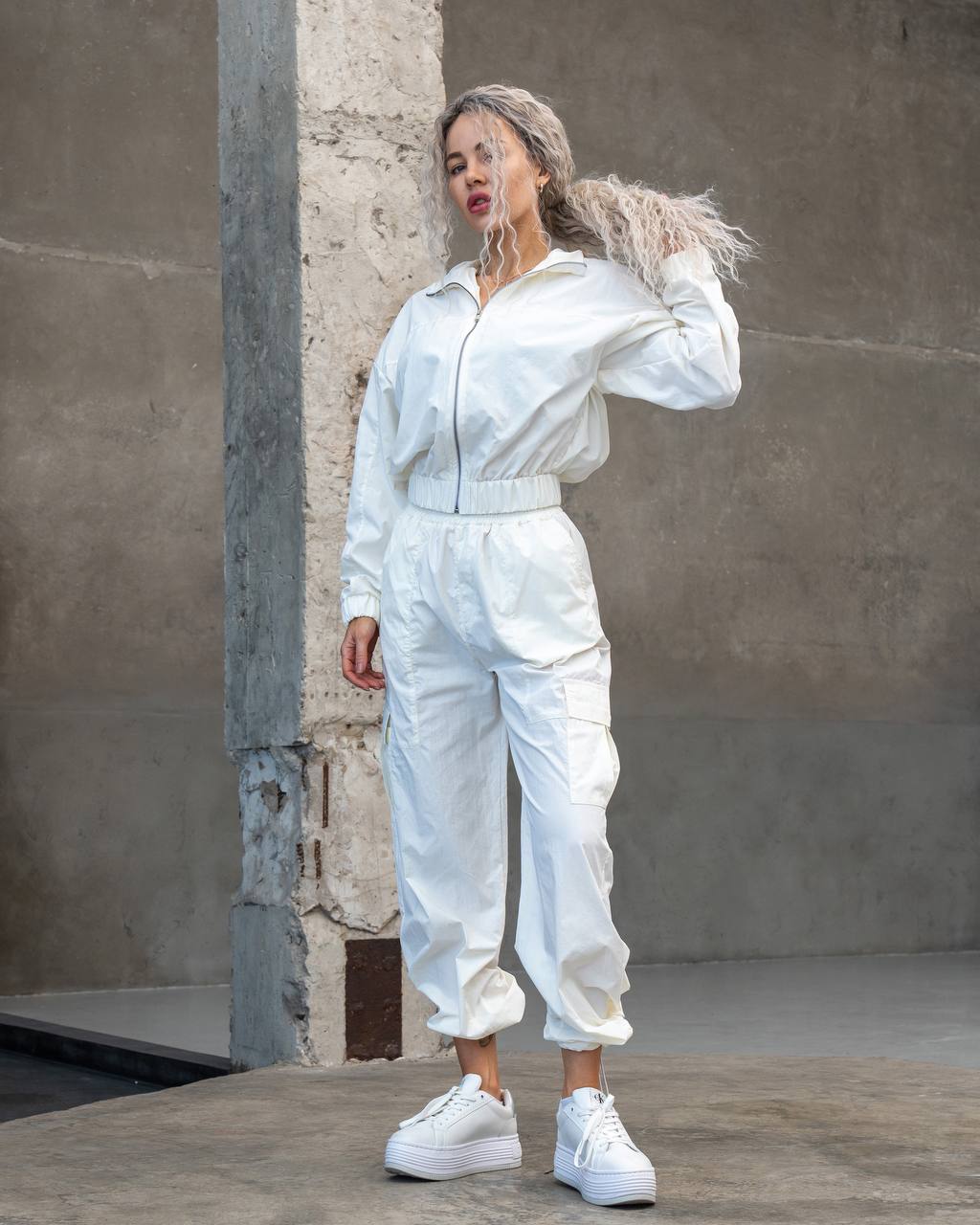 Костюм спорт Sinevir (42-52) SV5 white (деми)