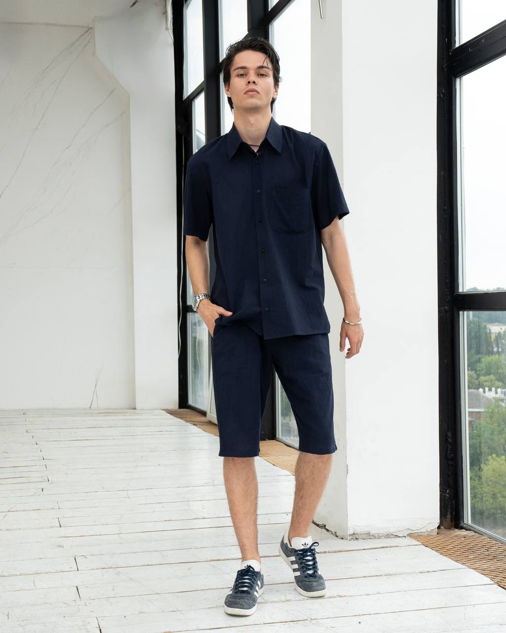 Костюм Sinevir (S-2XL) W4 navy (лето)