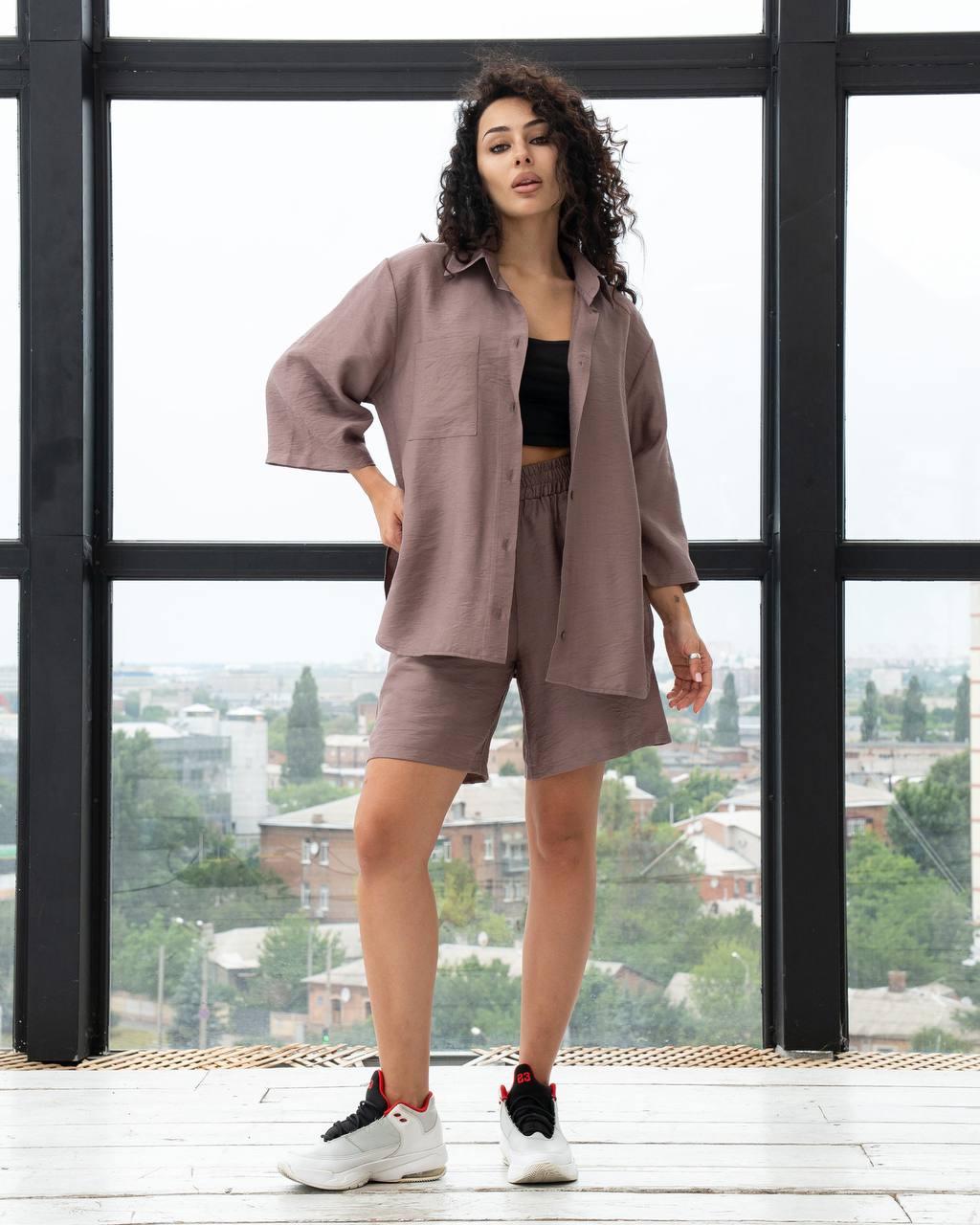Костюм Sinevir (S-XL) A27 brown (лето)