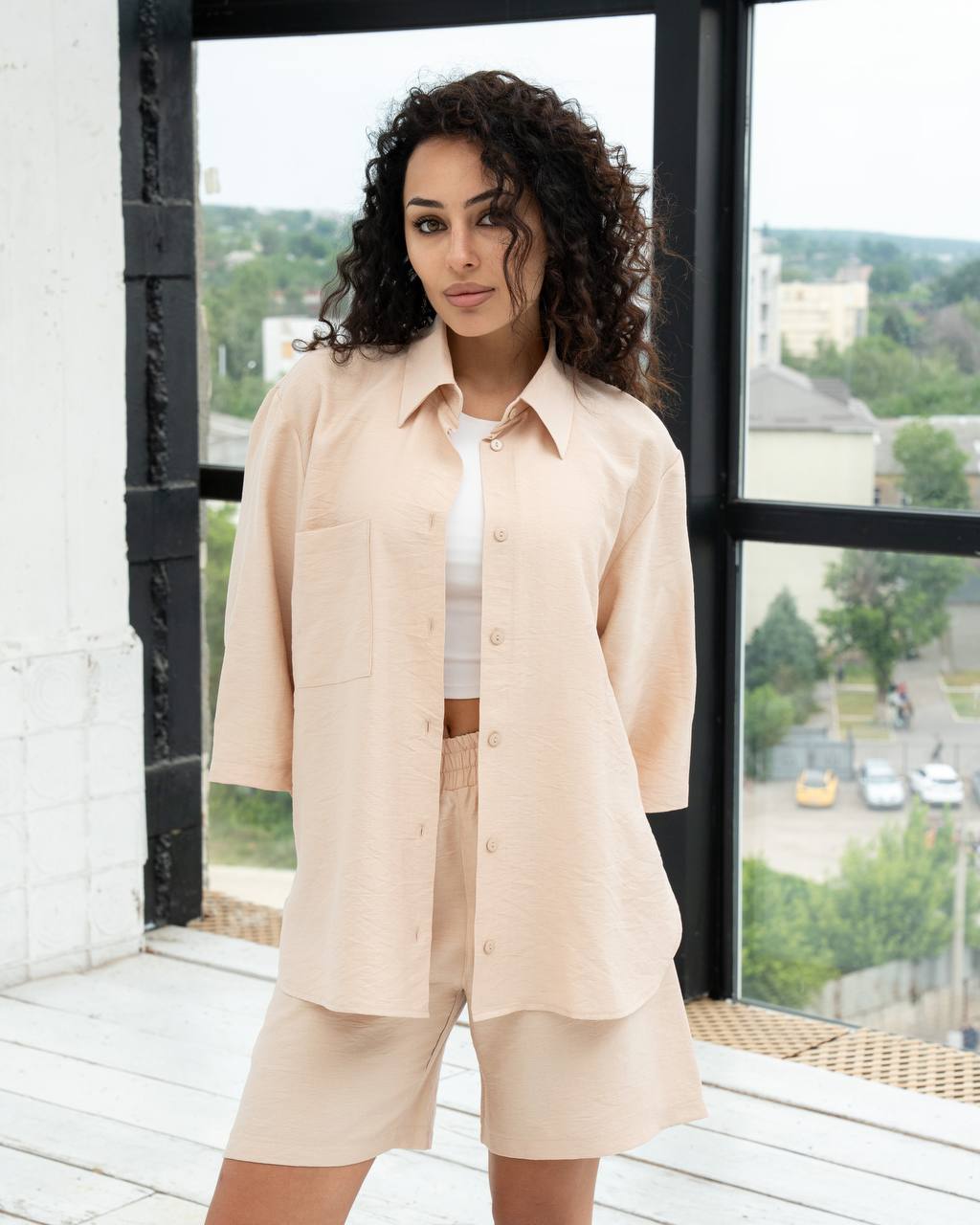 Костюм Sinevir (S-XL) A27 l.beige (лето)