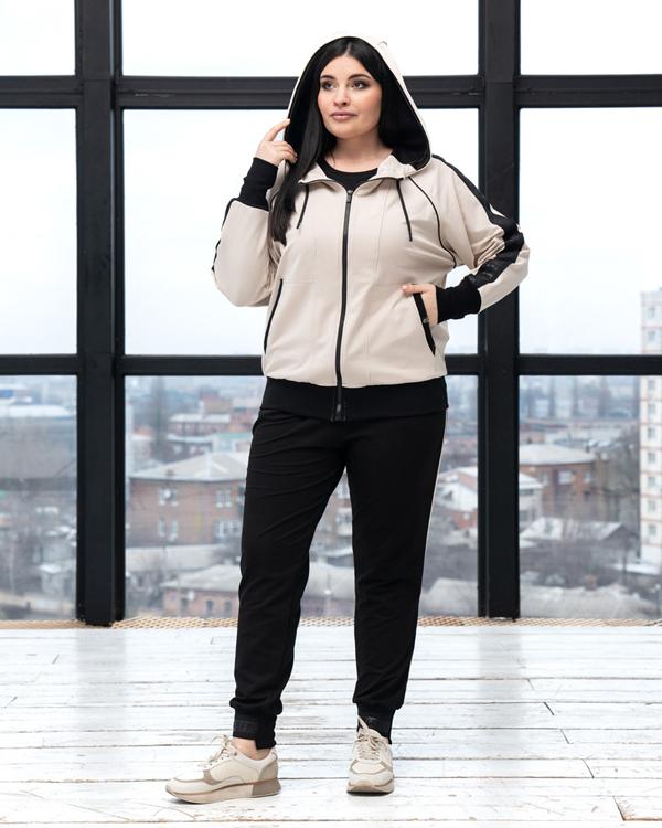 Костюм спорт AZNA (XL-4XL) Д108 beige (деми)