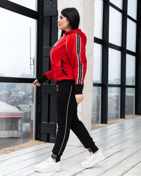 Костюм спорт AZNA (XL-4XL) Д108 red (деми)