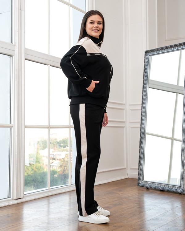 Костюм спорт AZNA (XL-4XL) Д159 black (деми)