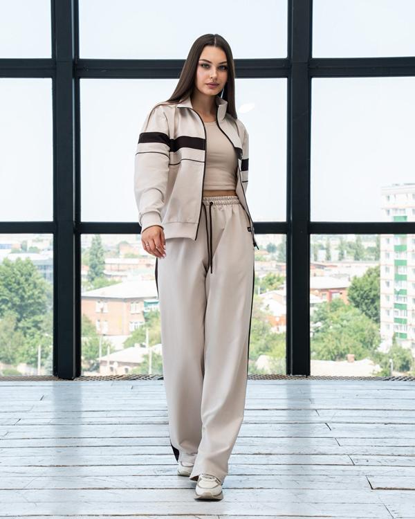 Костюм спорт AZNA (S-XL) Д148 beige (деми)