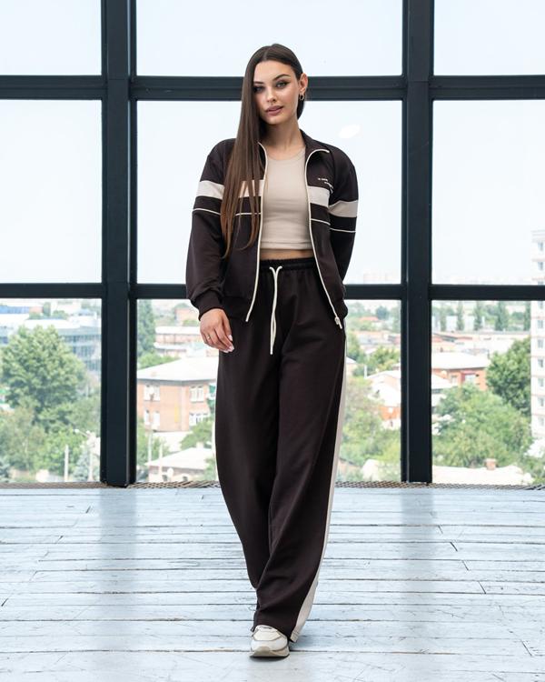 Костюм спорт AZNA (S-XL) Д148 brown (деми)