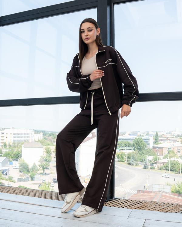 Костюм спорт AZNA (S-XL) Д144 brown (деми)