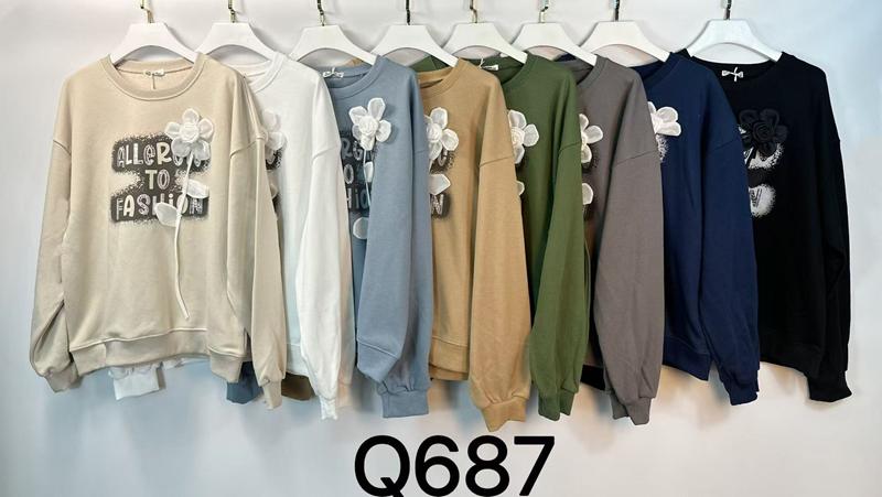 Свитер KissMe (L-4XL) Q687 mix (деми)