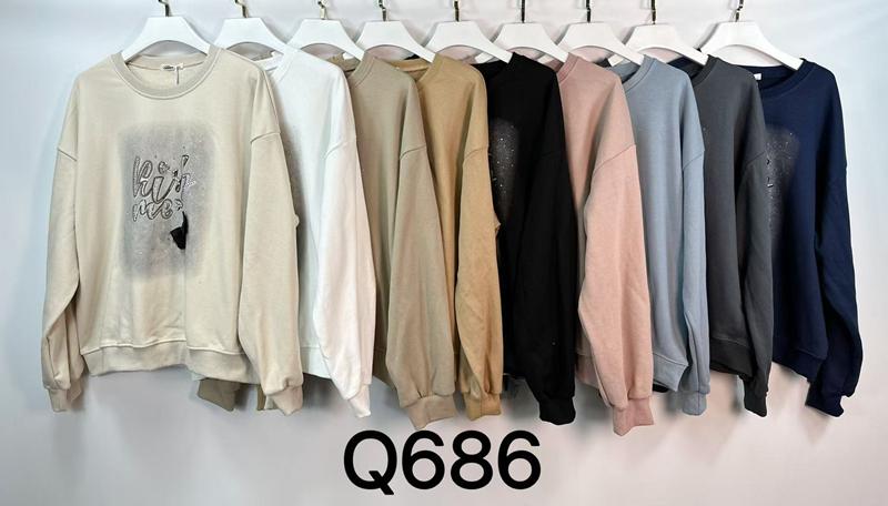 Свитер KissMe (L-4XL) Q686 mix (деми)