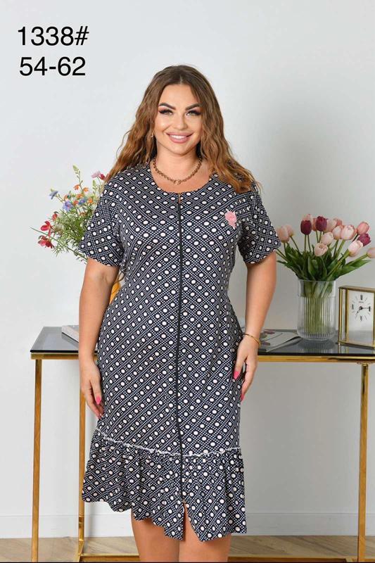 Халат Vanda (54-62) 1338 grey (лето)