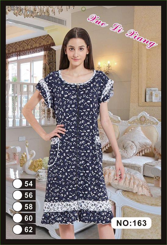 Халат Vanda (54-62) 163 navy (лето)