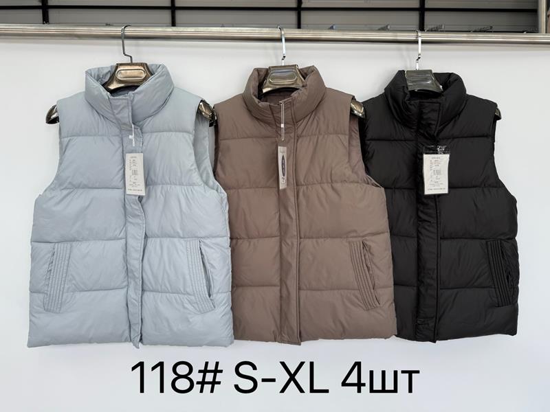 Жилетка Yafeier (S-XL) 118 brown (деми)