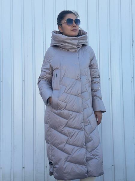 Пуховик Yafeier (46-54) 2383 beige (зима)