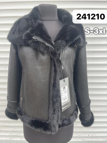 Дубленка Yafeier (S-3XL) 241210 black (зима)