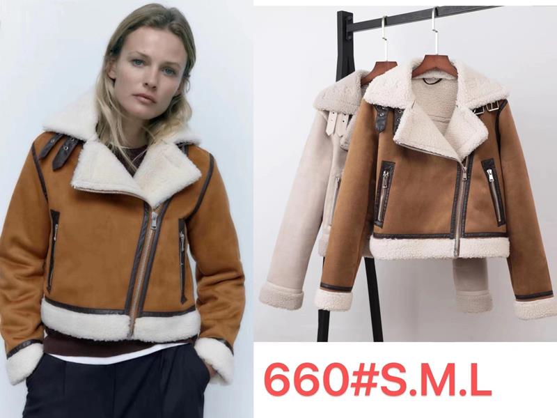 Дубленка Yafeier (S-L) 660 l.beige (зима)