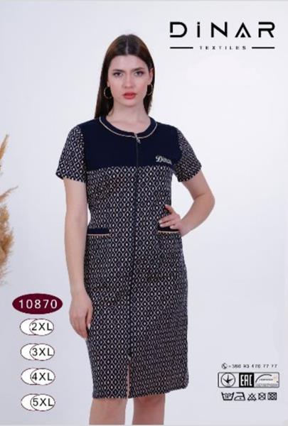 Халат Romeo life (50-56) 10870 navy (лето)