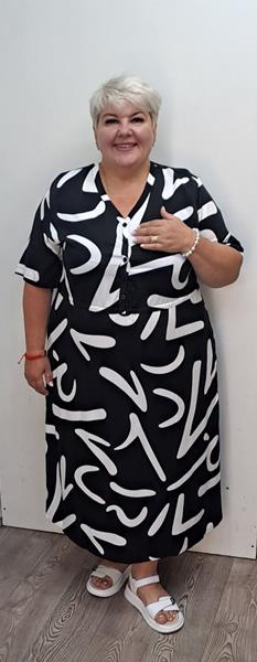 Платье Romeo life (52-60) 606 black (лето)