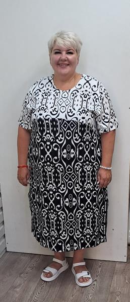 Платье Romeo life (52-60) 6075 black (лето)
