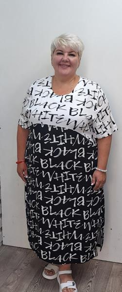 Платье Romeo life (52-60) 7075 black (лето)