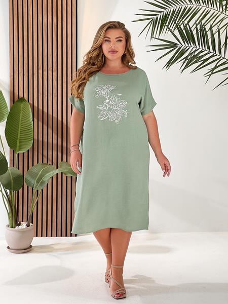 Платье Romeo life (52-58) RL584 mint (лето)