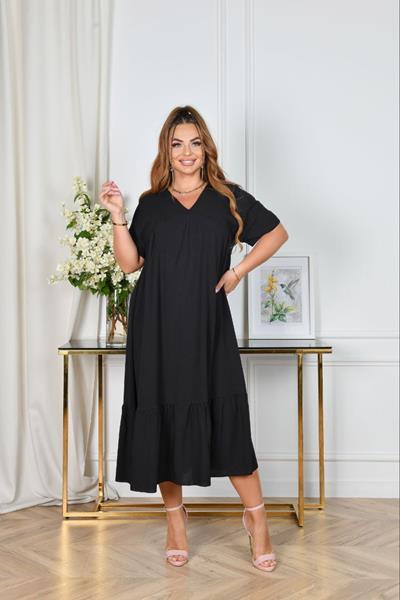 Платье Arina (42-48) 3039 black (лето)