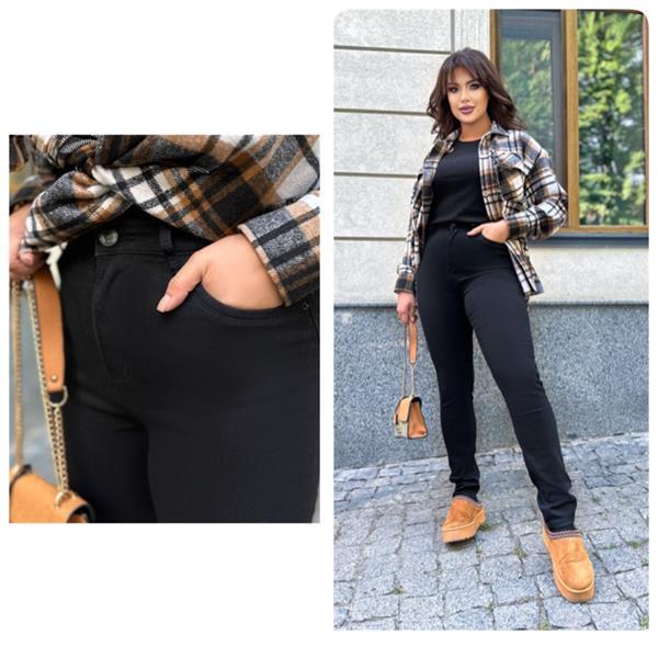 Джинсы Lady N (32-42) 057 black (деми)
