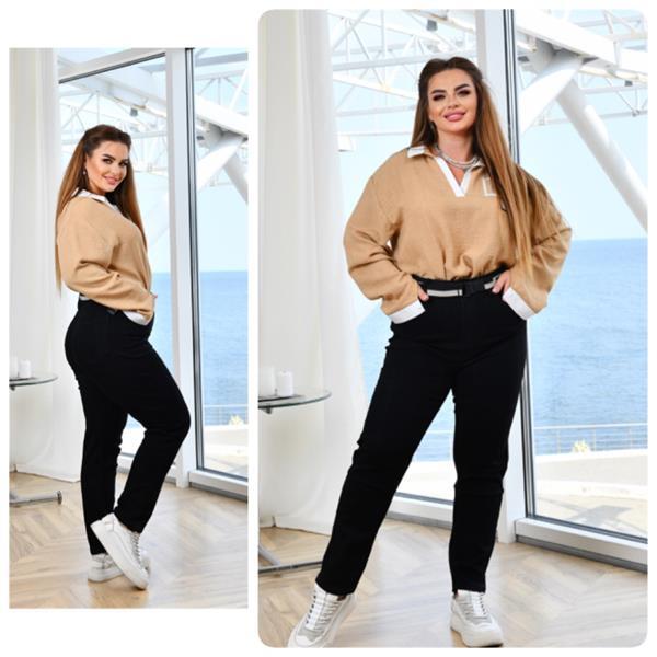 Джинсы Lady N (31-38) 101 black (деми)