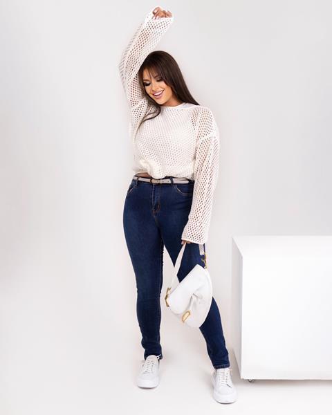 Джинсы Lady N (31-36) 1488 navy (деми)