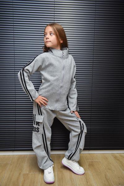 Костюм спорт Yalisi (120-170) 5803 grey (деми)