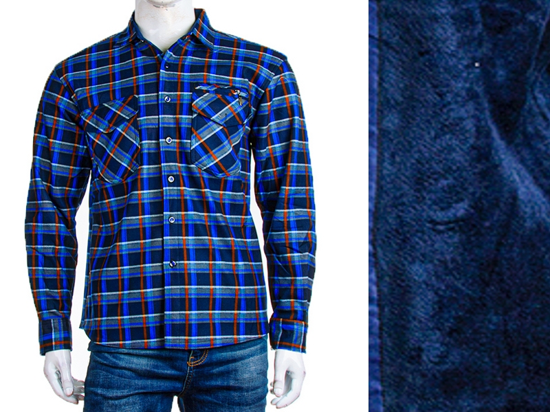 Рубашка Logaster (XL-5XL) A647 navy (зима)