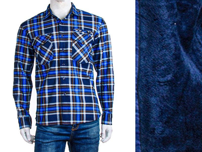 Рубашка Logaster (XL-5XL) A647 blue (зима)