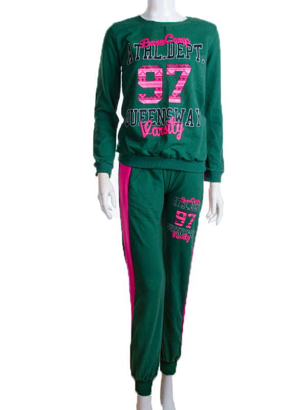 Костюм спорт Obuv OK2 (S-XL) 02555-3 green (деми)