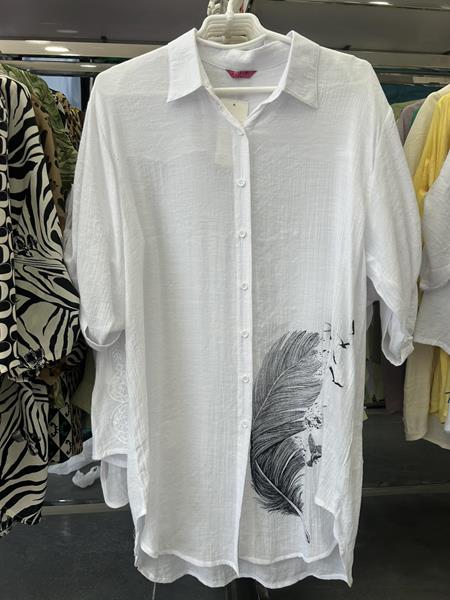 Рубашка P.HEY (XL-4XL) 535 white (деми)