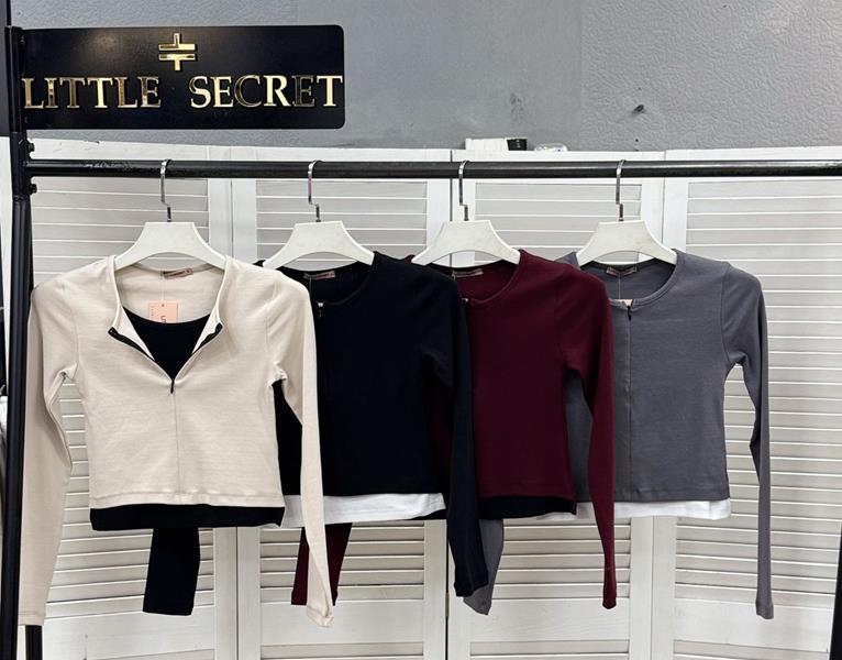Топ Little Secret (S-L) 400740 beige (деми)