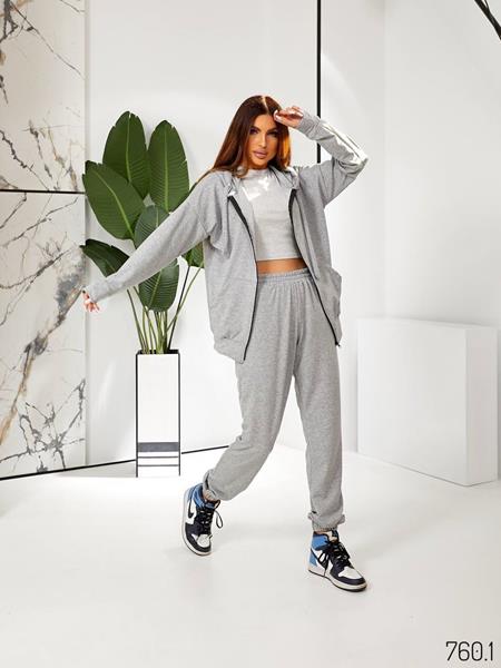 Костюм спорт WideRange (44-58) 760-1 l.grey (деми)