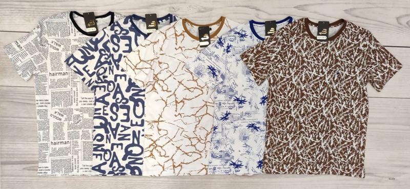 Футболка Samo (48-56) 5795 white-beige (лето)