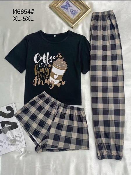 Комплект Brilliant (XL-5XL) 6654 black (лето)
