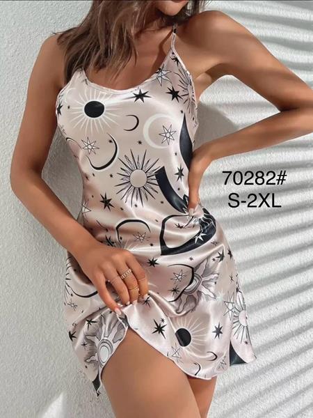Ночнушка Brilliant (S-2XL) 70282 beige (деми)