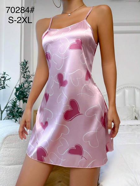Ночнушка Brilliant (S-2XL) 70284 pink (деми)