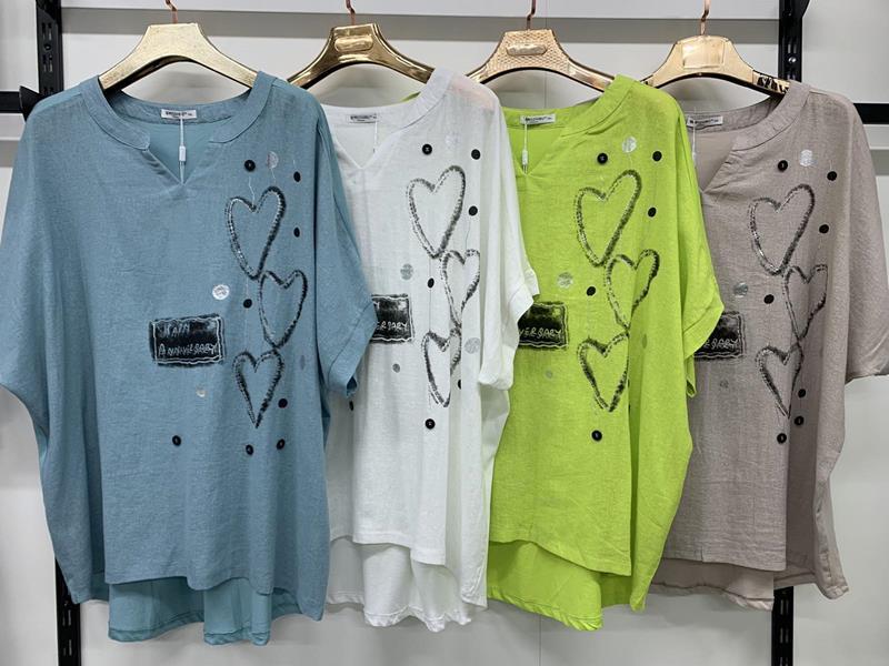 Футболка Yafeier (3XL-6XL) 9599 grey (лето)