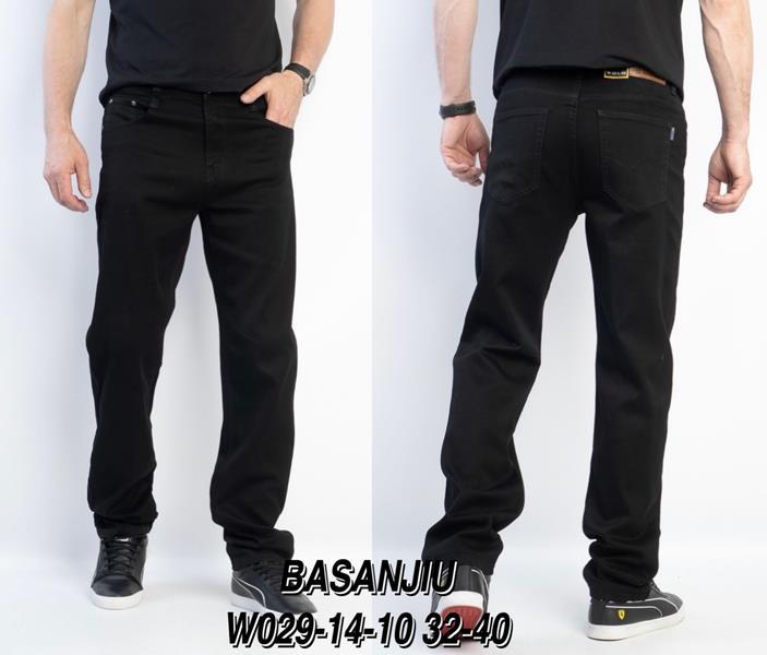 Джинсы Basanjiu (32-40) 029-14-10 black (деми)