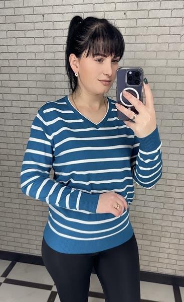 Свитер LeVisha (48-52) 24503 blue (деми)